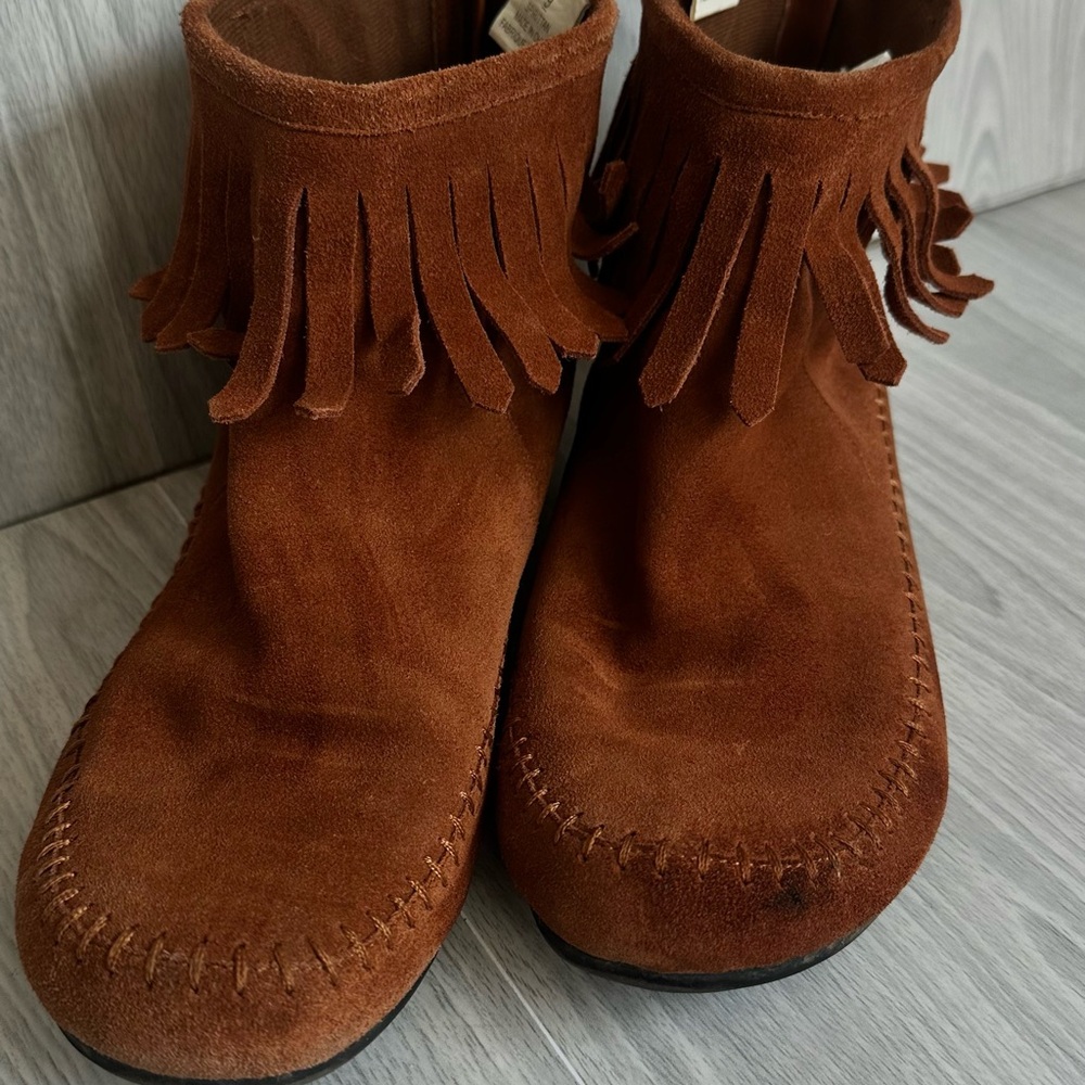 Spirit Tan Suede Ankle Boots